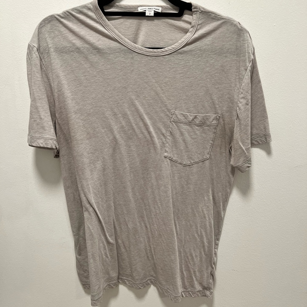 James Perse - Light Gray T Shirt - Size 2 (medium)